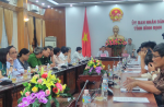 Ông Hoàng Văn Thắng, Thứ trưởng Bộ NN và PTNN phát biểu tại Hội nghị kiểm tra công tác PCTT & TKCN của tỉnh Bình Định năm 2018