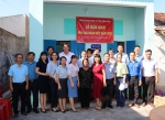 Sở Công Thương tham gia bàn giao nhà Đại đoàn kết cho hộ gia đình bà Lê Thị Nhường.
