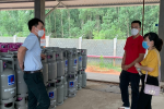 Kiểm tra an toàn  trạm nạp LPG vào chai trên địa bàn thị xã Hoài Nhơn