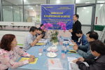Ảnh: Ông Võ Mai Hưng - Phó Giám đốc Sở Công Thương, Chủ tịch Hội đồng nghiệm thu các đề án khuyến công phát biểu tại buổi nghiệm thu