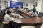 Ảnh: Thứ trưởng Bộ Công Thương Nguyễn Sinh Nhật Tân kiểm tra công tác PCTT và TKCN tại Công ty thủy điện An Khê - Ka Nak