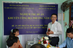Ảnh: Ông Võ Mai Hưng Phó giám đốc Sở Công Thương phát biểu chỉ đạo tại buổi nghiệm thu