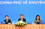 Bộ trưởng Bộ Công Thương Nguyễn Hồng Diên (giữa) đã chủ trì Hội nghị