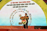 Ảnh: Ông Nguyễn Sinh Nhật Tân, Thứ trưởng Bộ Công Thương phát biểu khai mạc Lễ tôn vinh