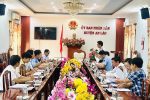 Đoàn kiểm tra liên ngành số 3 làm việc với  BCĐ liên ngành huyện An Lão về ATTP