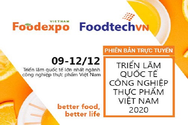 Mời tham gia Triển lãm trực tuyến Quốc tế Công nghiệp Thực phẩm Việt Nam 2020